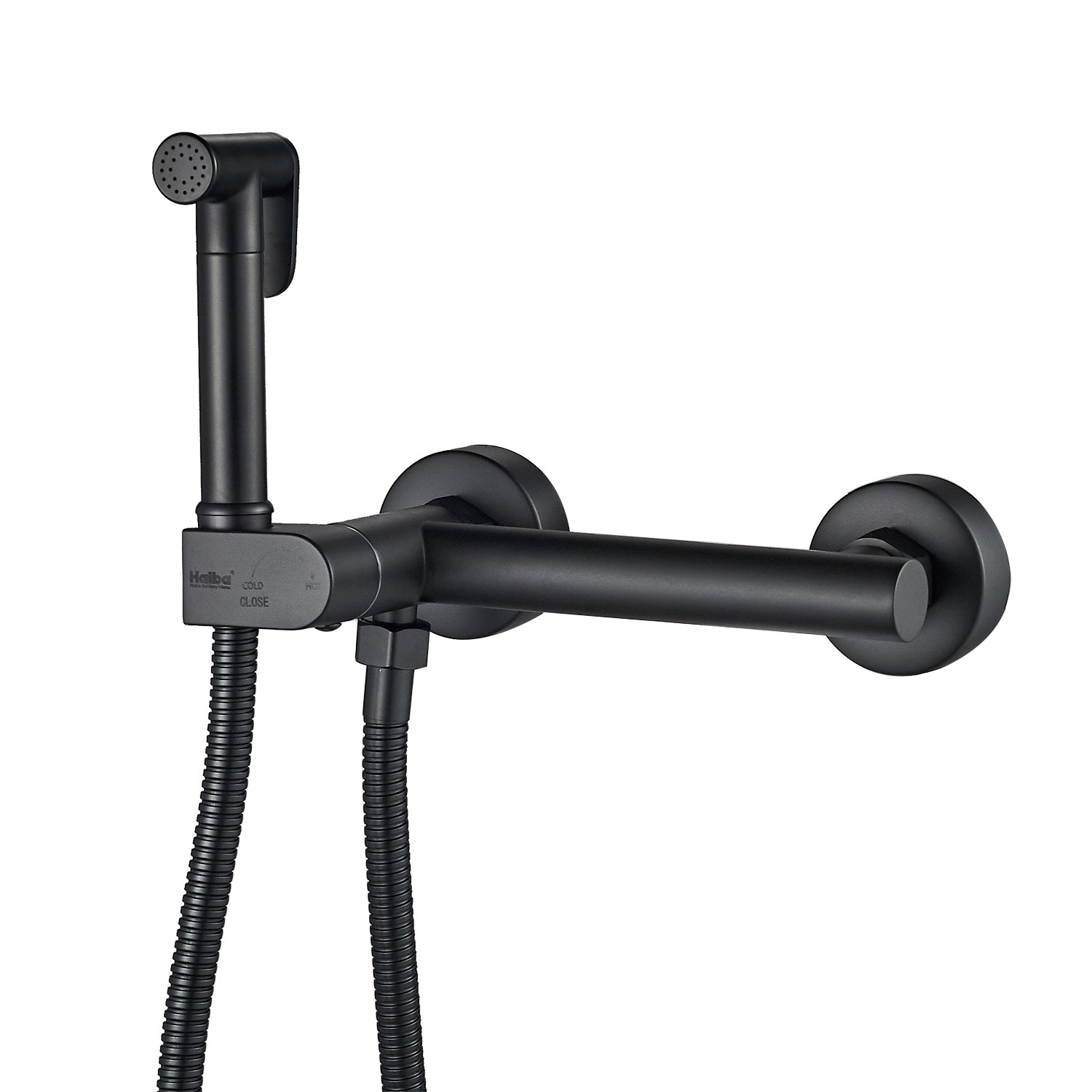 

Гигиенический душ Haiba HB5514-7 со смесителем, Черный матовый, HB5514-7