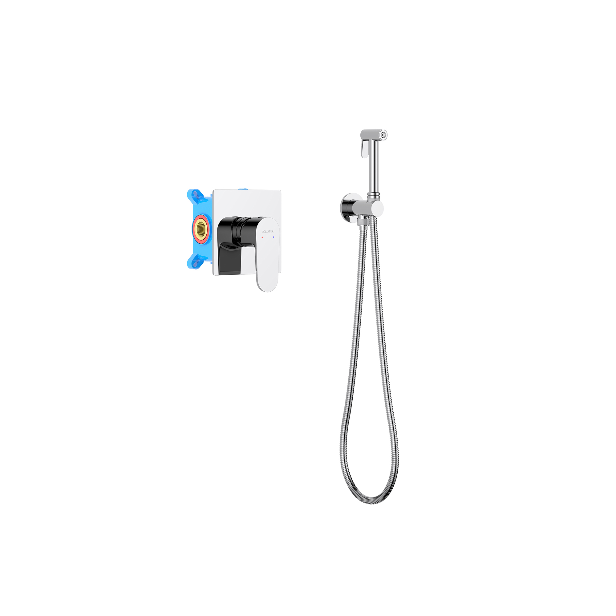 

Гигиенический душ Aquatek Оберон AQ1219CR хром, AQ1219CR