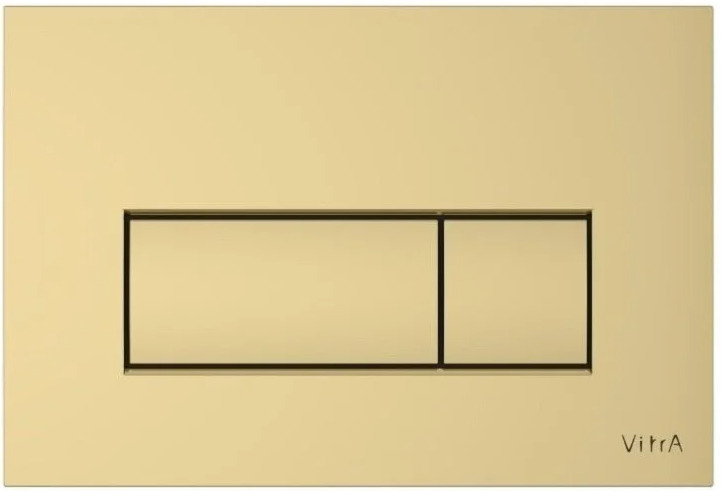 

Кнопка смыва VitrA Root Square 740-2324 золото матовое, 740-2324
