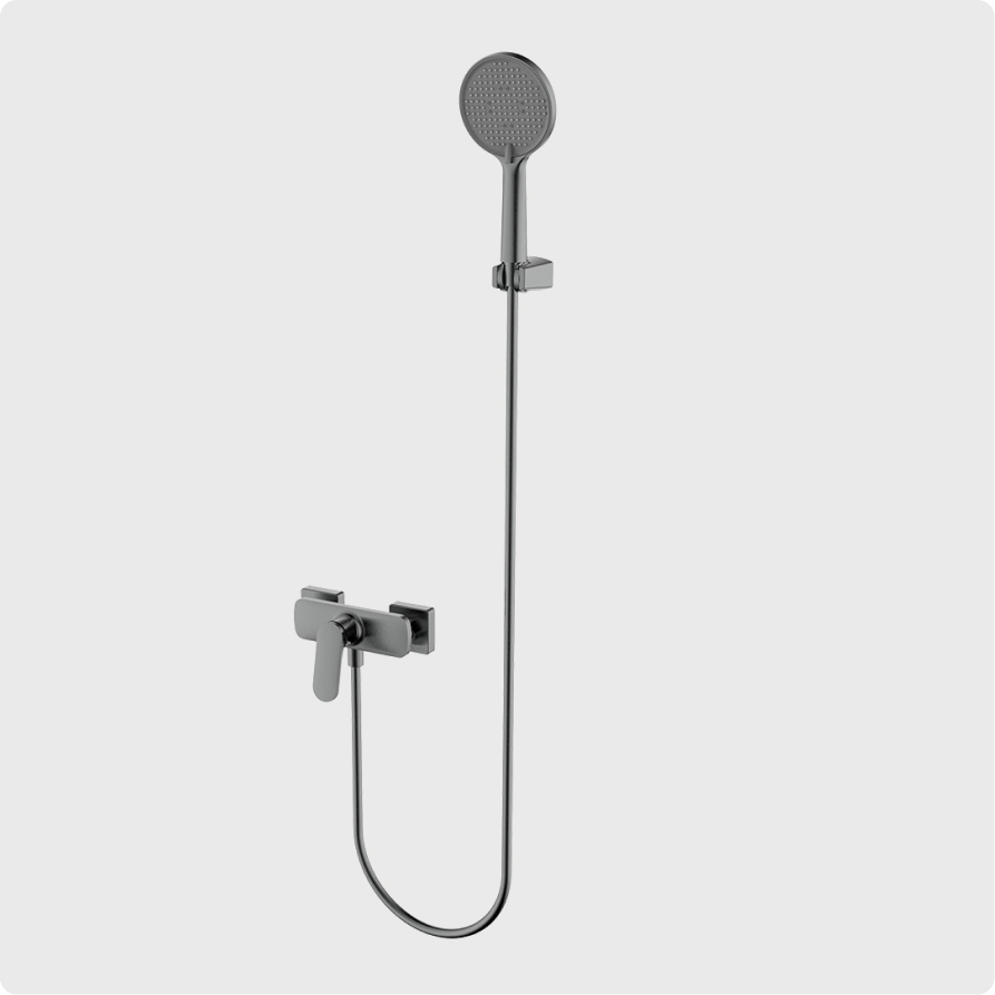 

Душевой комплект AQUAme Imola AQM6713GM серый матовый, AQM6713GM