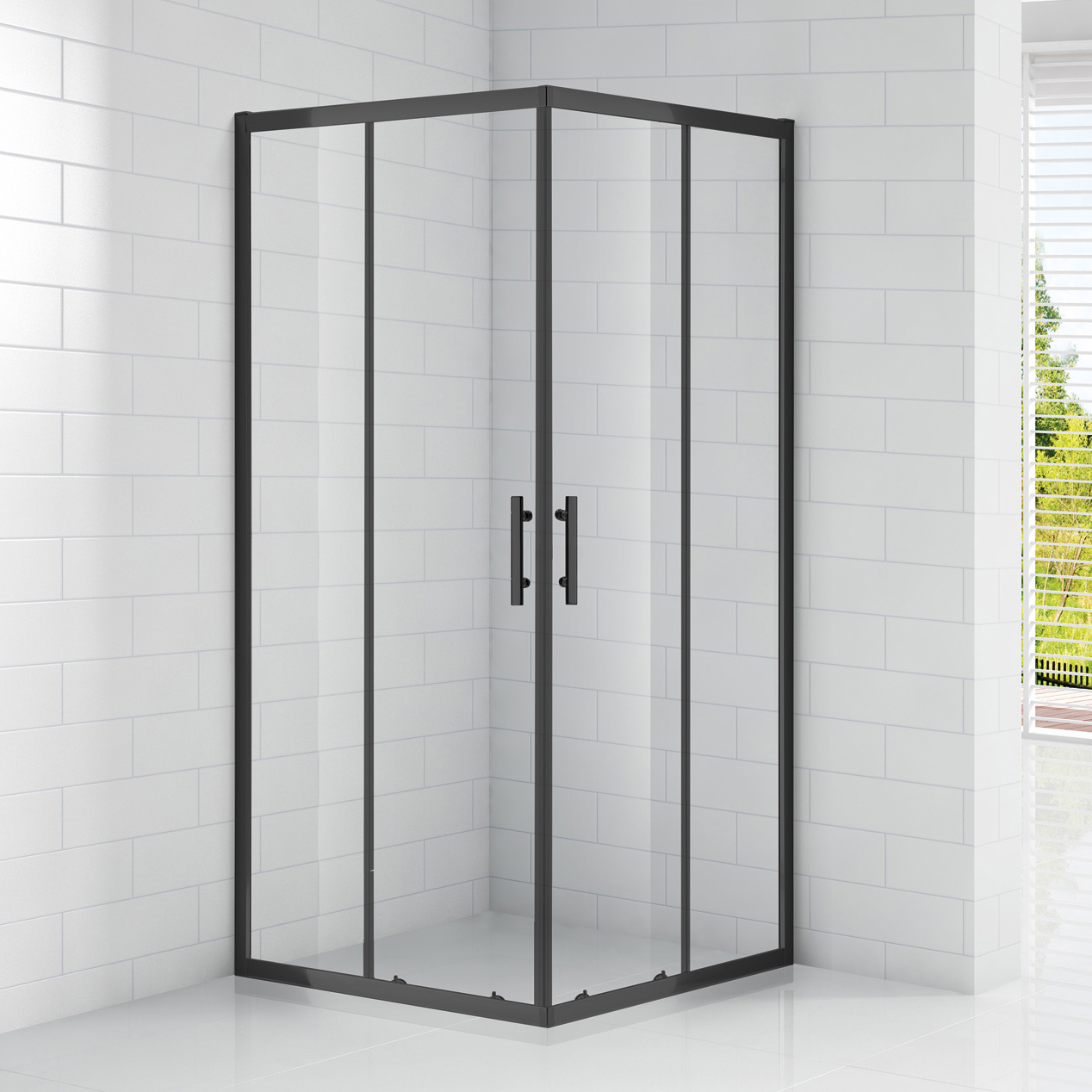 

Душевой уголок Cezares Eco O A2 100 C NERO
