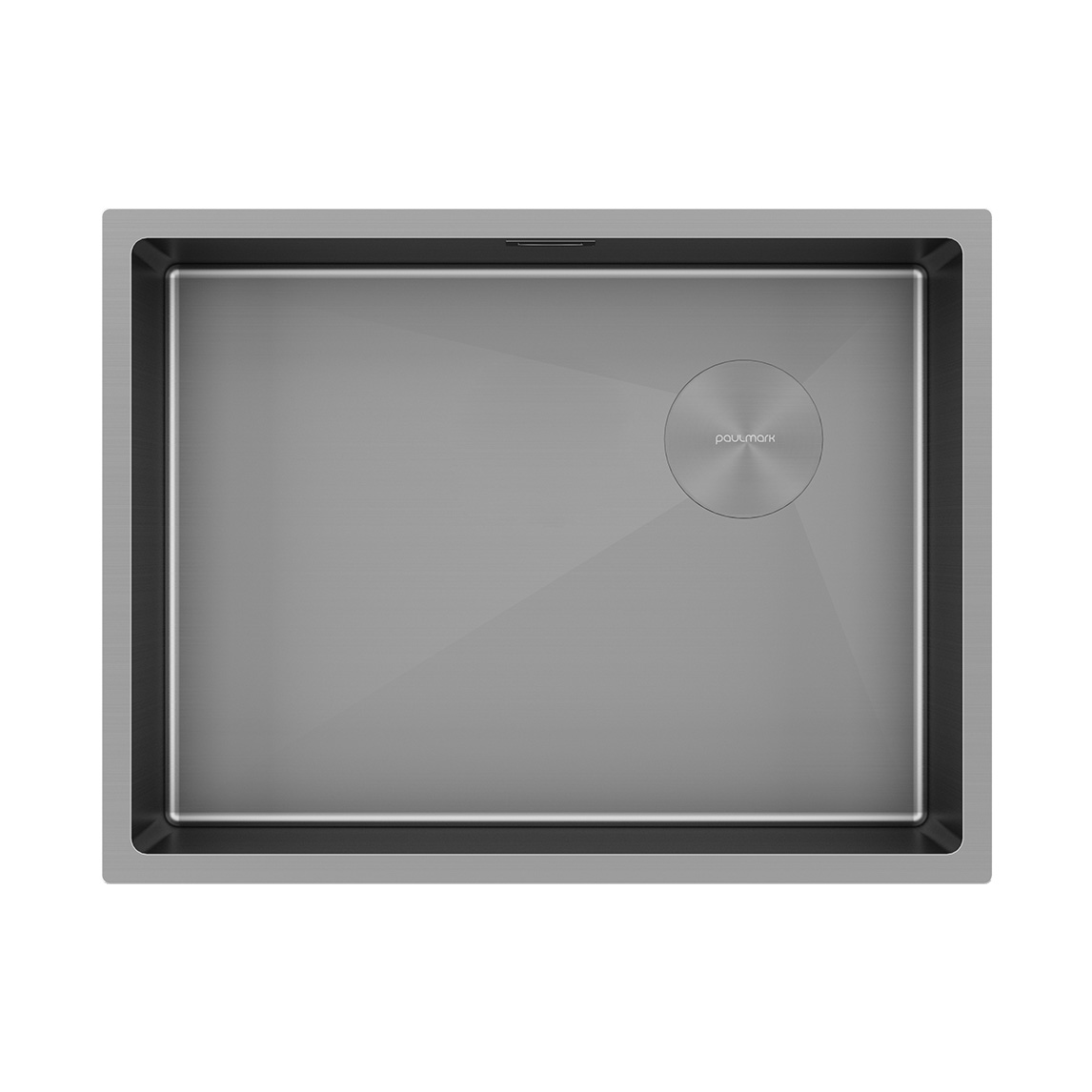 

Мойка кухонная Paulmark NEXT-SKEW 58 UNI PM885844-MG 58х44 см, матовый серый, PM885844-MG