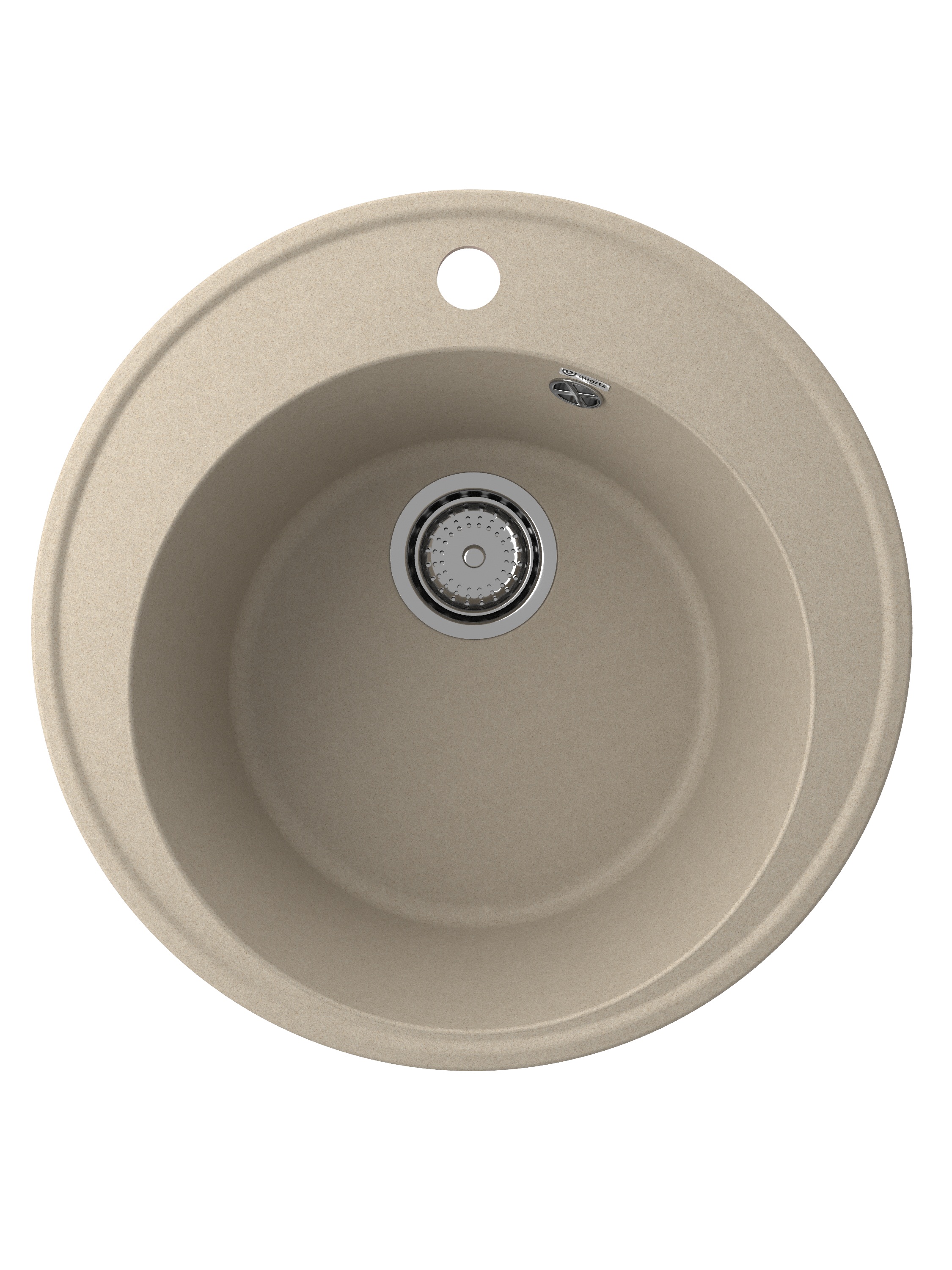 

Мойка кухонная Ulgran Quartz Nora 485-03 48,5х48,5 см, десерт, Бежевый, Nora 485-03