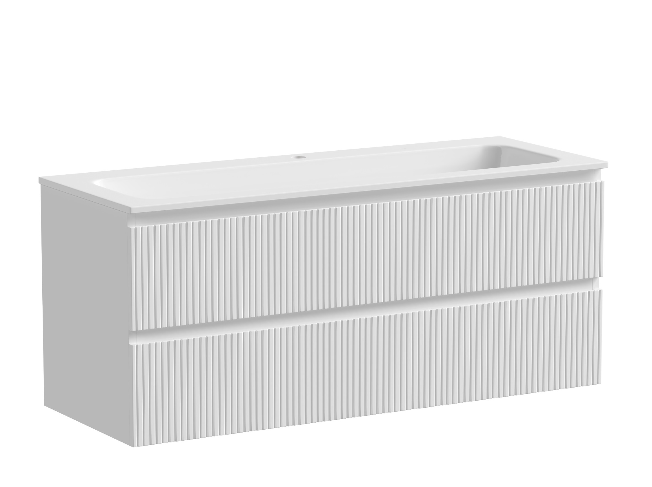 

Тумба с раковиной Sancos Snob T 120 SNT120W 2 ящика, Bianco, Белый, Snob T 120