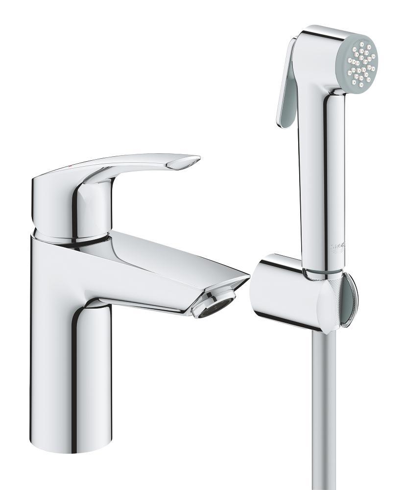 

Смеситель для раковины Grohe Eurosmart 23124003, Хром, 23124003