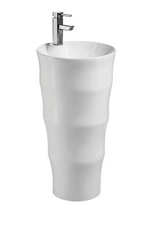 

Раковина CeramaLux G308 напольная, Белый, N G308