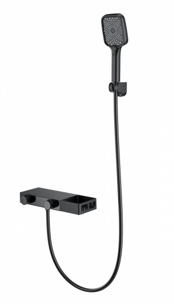 

Термостат для ванны с душем Wonzon & Woghand WW-B2551-A-MB черный, WW-B2551-A-MB