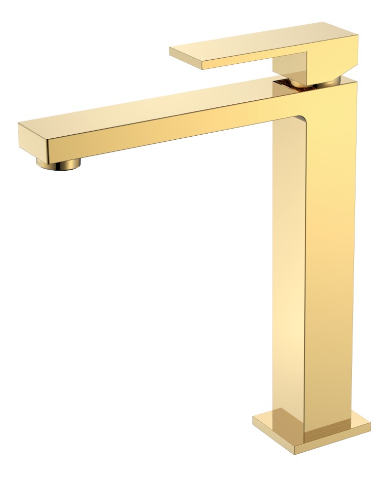 

Смеситель для раковины Boheme Qubic 472-G золото глянцевое, Qubic 472-G
