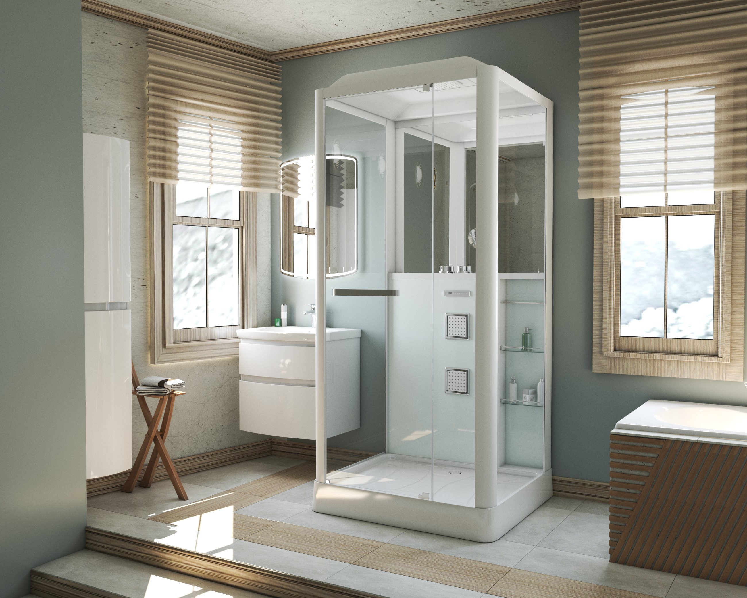 

Душевая кабина Grossman GR126 90x100x225, GR126
