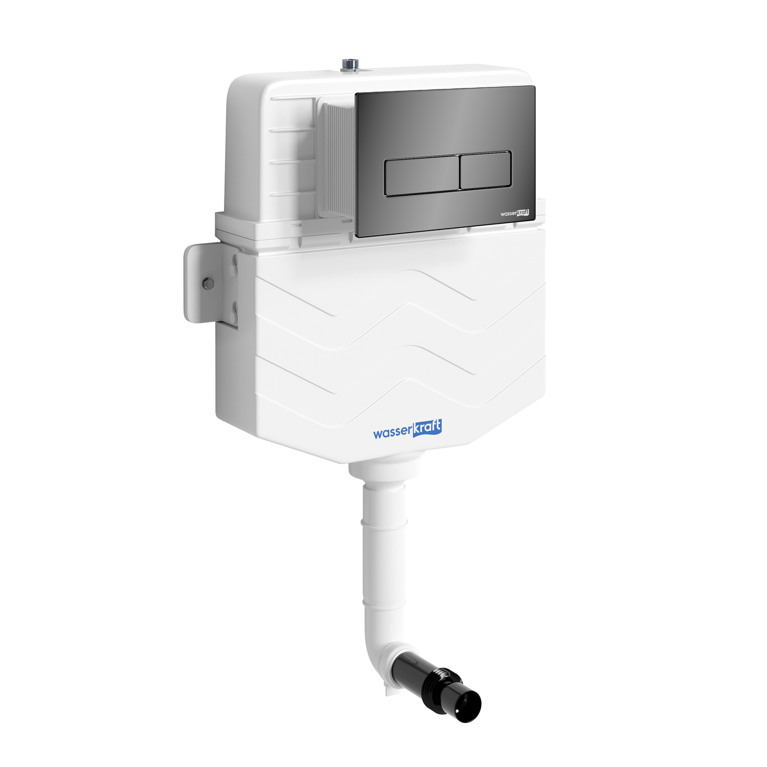 

Смывной бачок скрытого монтажа WasserKRAFT Aller 10TLT.031.ME.PB03, Черный, 10TLT.031.ME.PB03