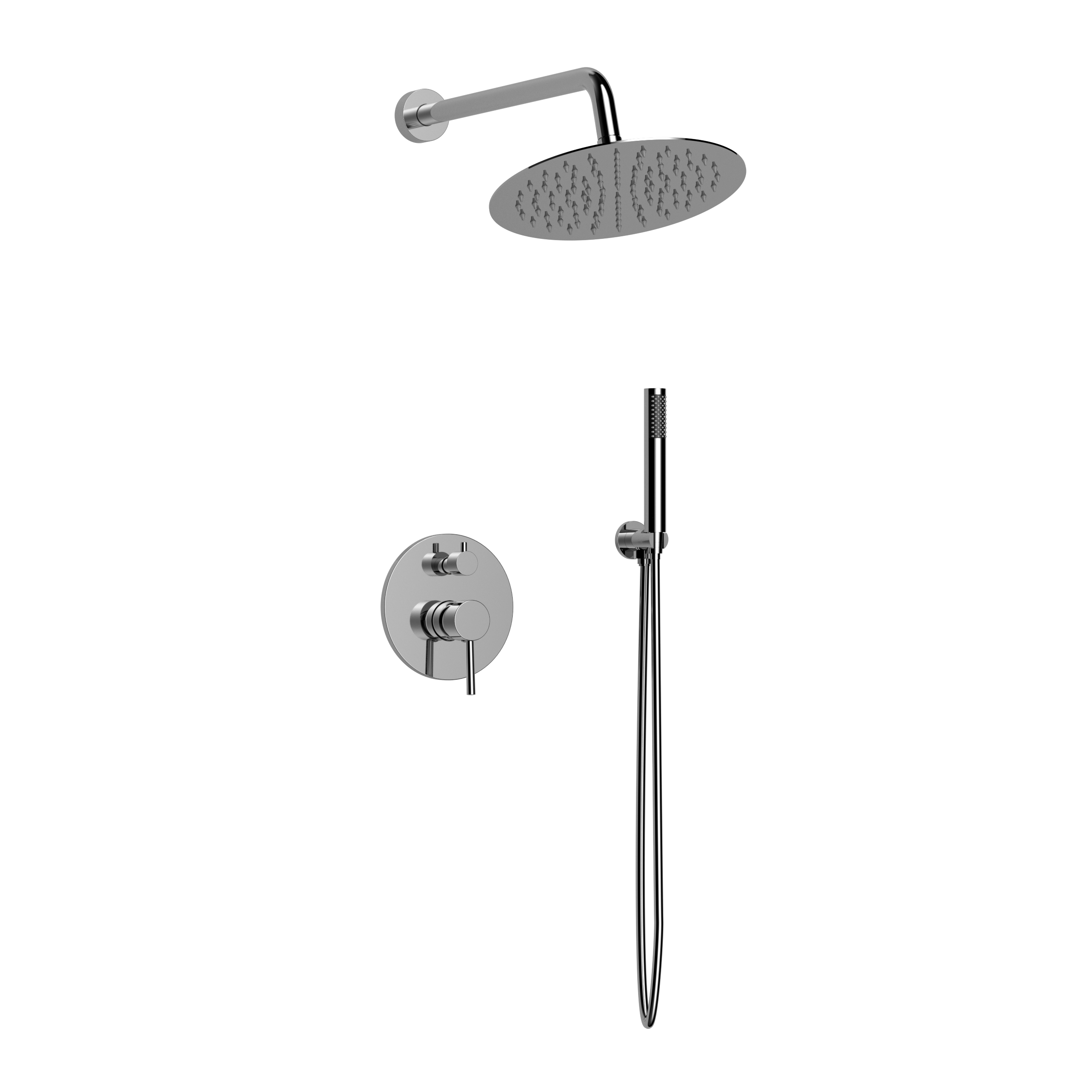 

Душевой комплект Raiber Graceful RP-005 встраиваемый, Хром, RP-005