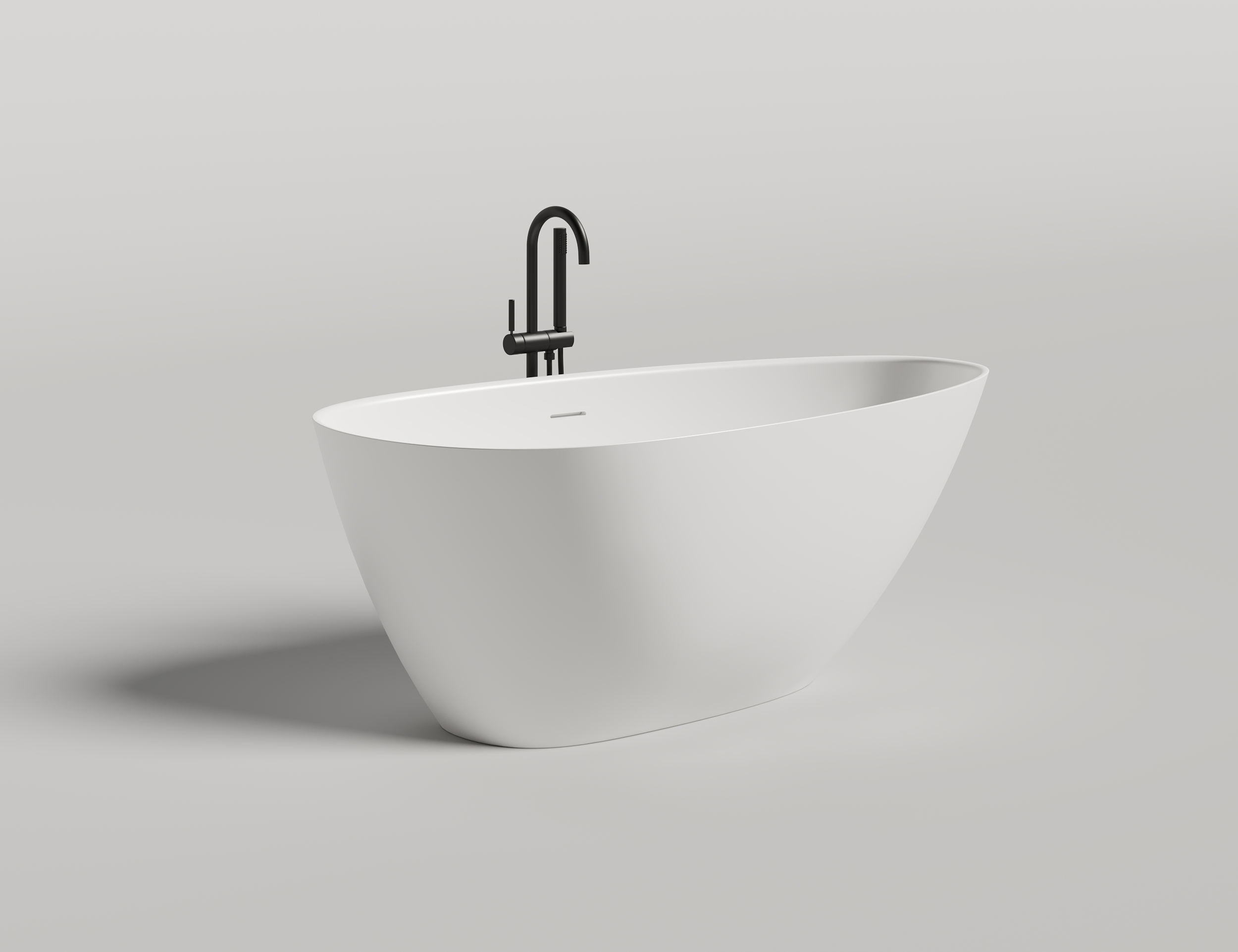 

Ванна из искусственного камня Salini Paola 160х80 белая матовая S-Stone 1015203M, Белый матовый, Paola 160х80 1015203M