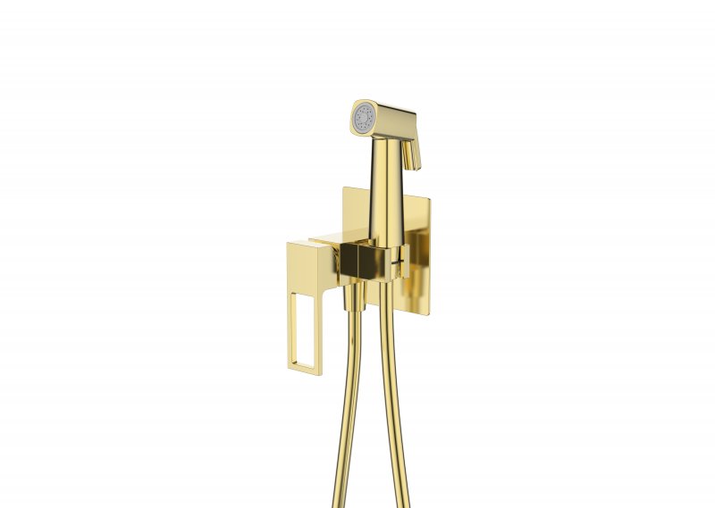 

Гигиенический душ BelBagno Luce-HGN LUC-HGN-ORO со смесителем, золото, LUC-HGN-ORO