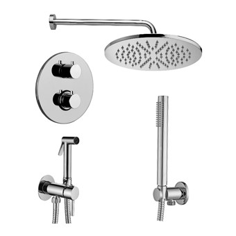 

Душевой комплект Paffoni Light KITZLIQ018CR, Хром, KITZLIQ018CR
