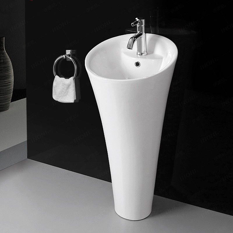 

Раковина CeramaLux WK8100-1 напольная, Белый, N WK8100-1
