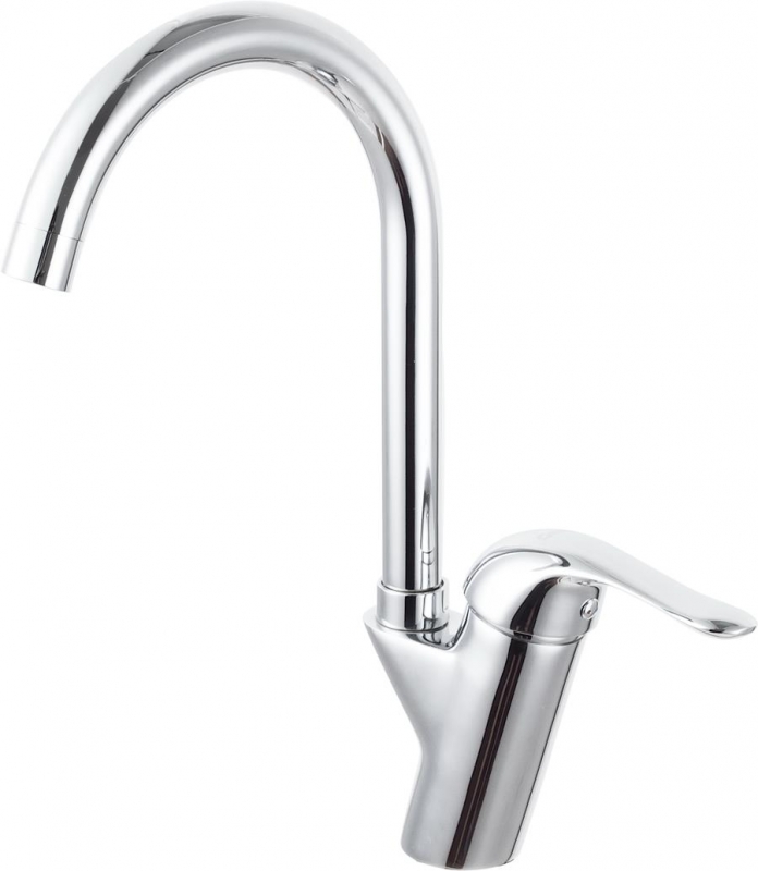 

Смеситель Emar Steel ЕС - 3002 для кухни, Хром, ЕС - 3002