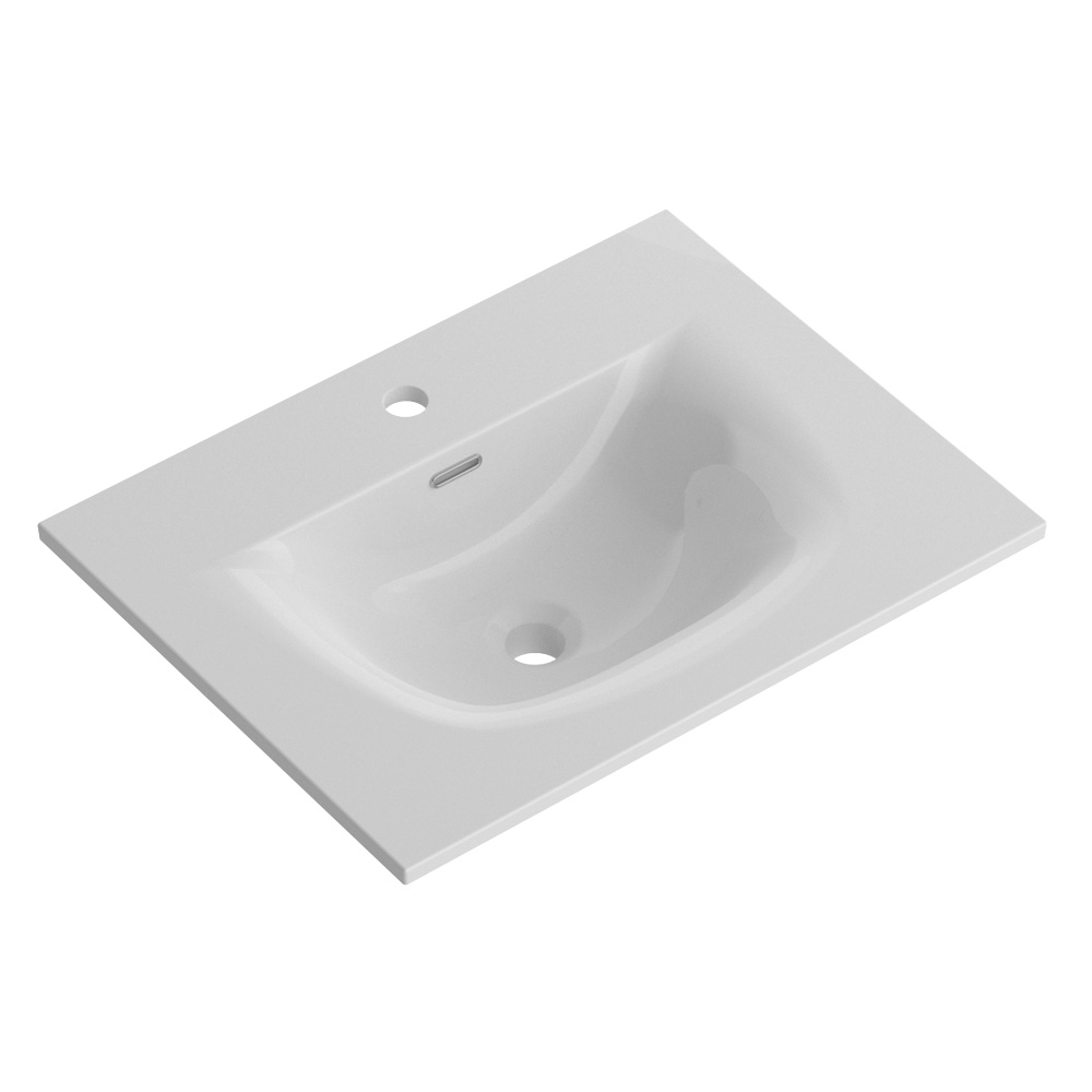 

Мебельная раковина BelBagno Uno BB-8099-60 61х46 белая, Белый, BB-8099-60