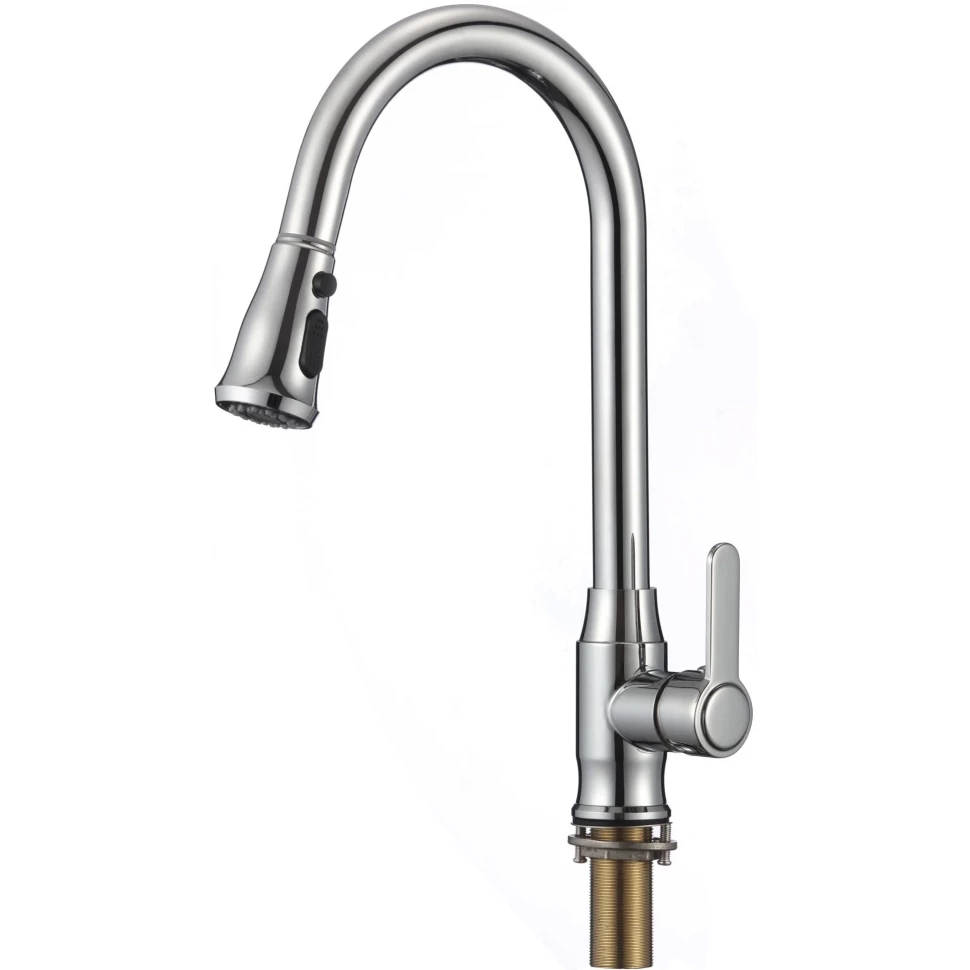 

Смеситель для кухонной мойки с выдвижным изливом Savol S-002805A, хром, S-002805A