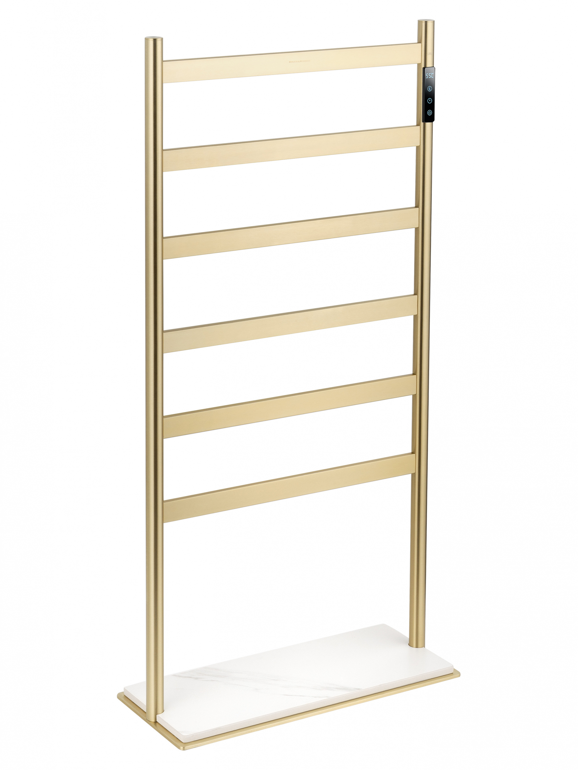 

Электрический полотенцесушитель Wonzon & Woghand ESSEN WW-A406-BG 95х45 см, золото брашированное, WW-A406-BG