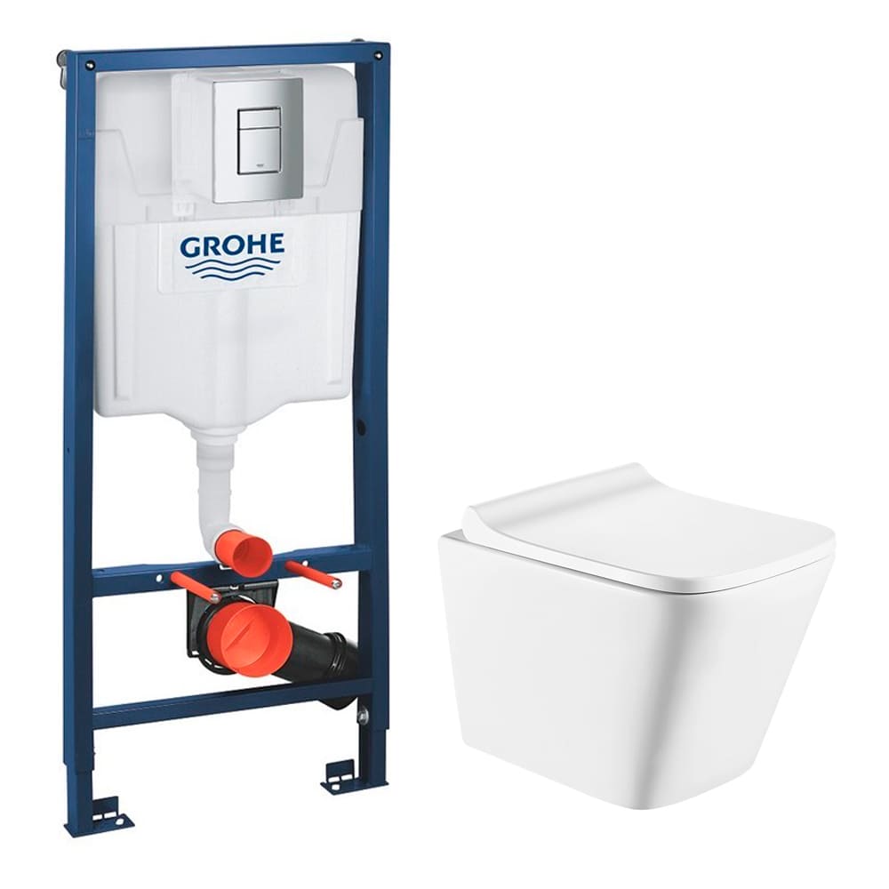 

Комплект инсталляция Grohe Rapid SL 38772001 + унитаз Koller Pool Trend TR-0490-RQ3, Белый, 38772001 + TR-0490-RQ3