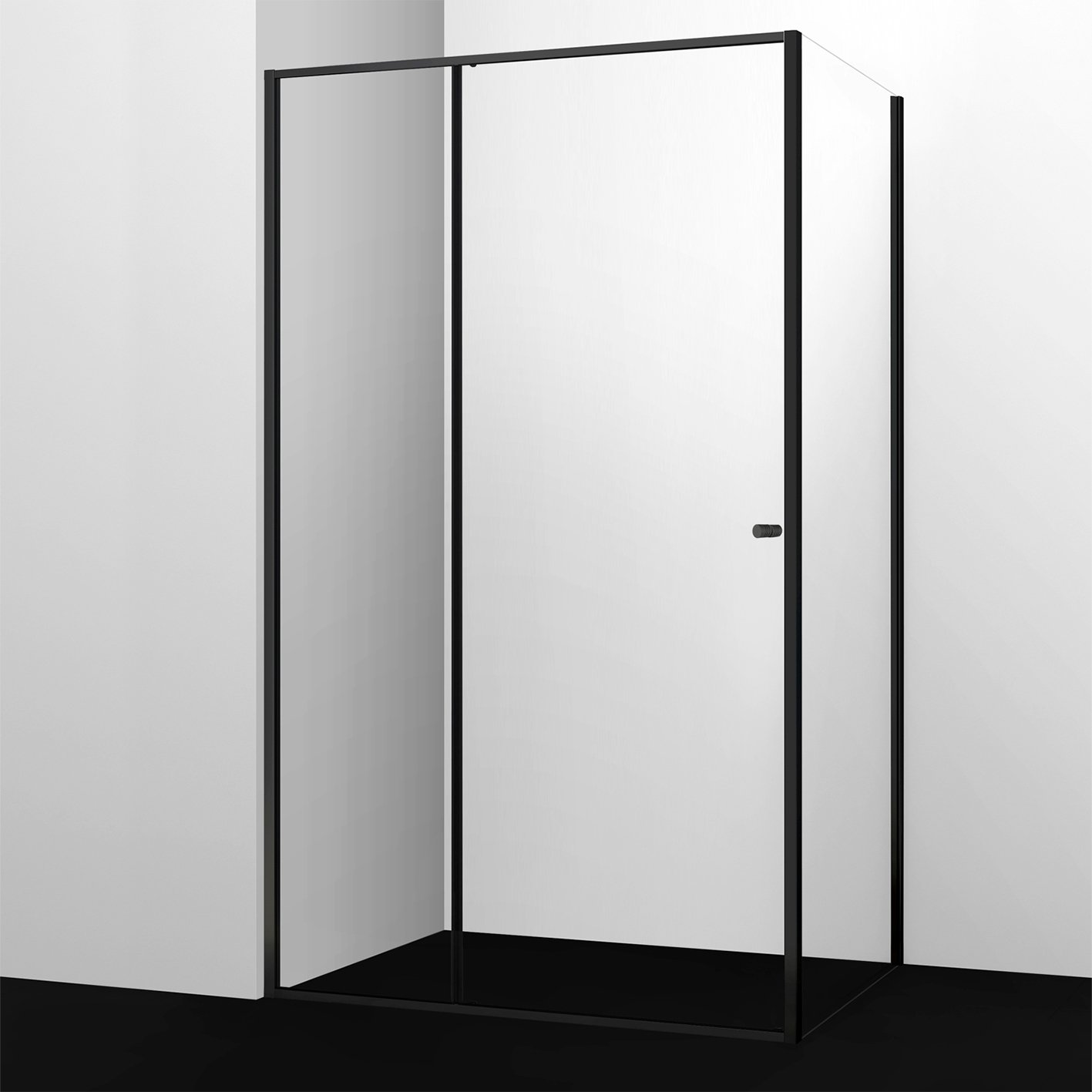 

Душевой уголок WasserKRAFT Dill 140x80x200 профиль черный, стекло прозрачное (61S35), Dill 61S35