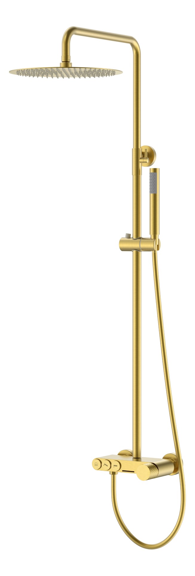 

Душевая стойка Boheme Stick 128-MG золото матовое diamond, Золотой, 128-MG