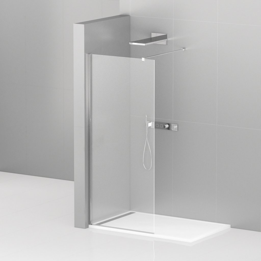 

Душевая перегородка Cezares Liberta-L-1-115-120-C-Cr стекло прозрачное, кронштейн 120 см, LIBERTA-L-1-115-120-C-Cr