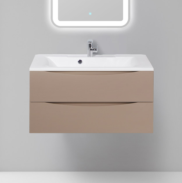 

Тумба с раковиной BelBagno Marino 90 capucino lucido, Бежевый, Marino 90