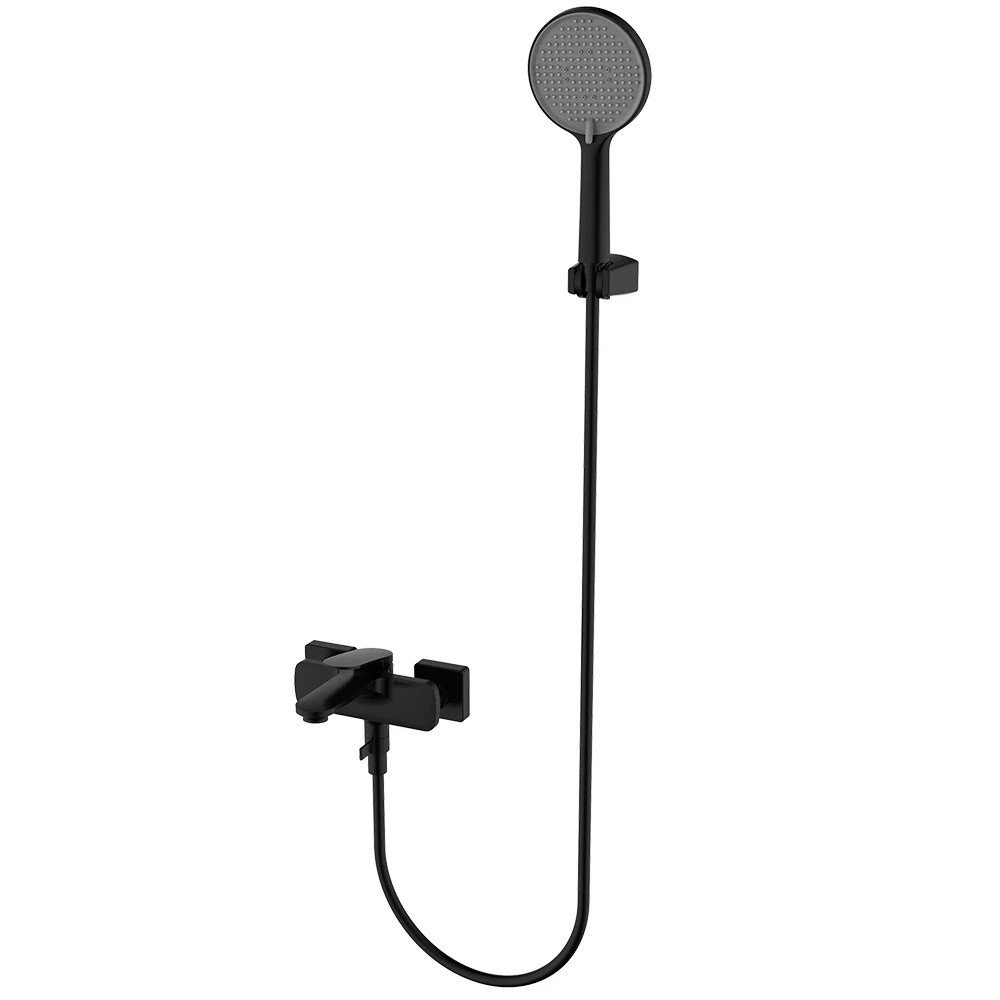 

Смеситель для ванны с душем AQUAme Imola AQM6712MB черный матовый, AQM6712MB