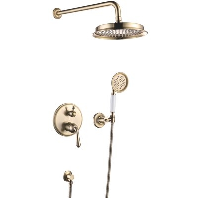 

Душевая стойка Rose R0235Q бронза встраиваемая, R0235Q