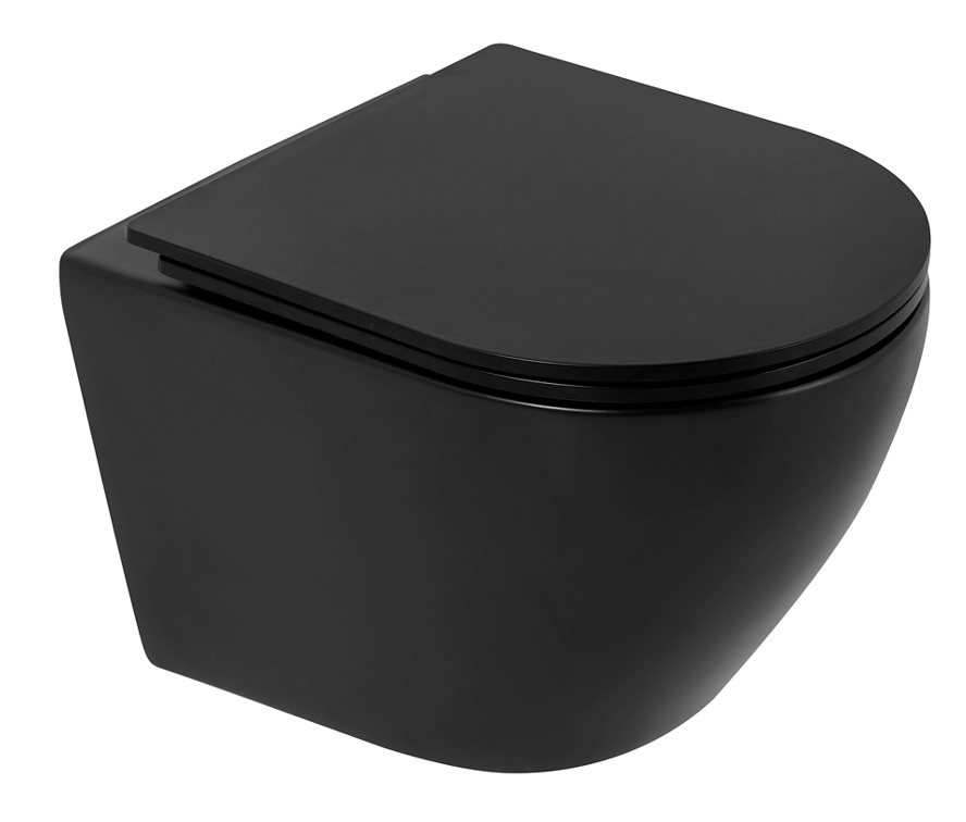 

Унитаз подвесной BelBagno Colorato BB062CHR-MB черный матовый, Colorato BB062CHR-MB