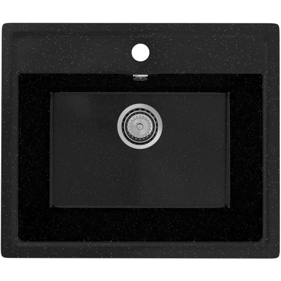 

Мойка кухонная Practik PR-M 565-004 56,5 см, черный оникс, PR-M-565-004