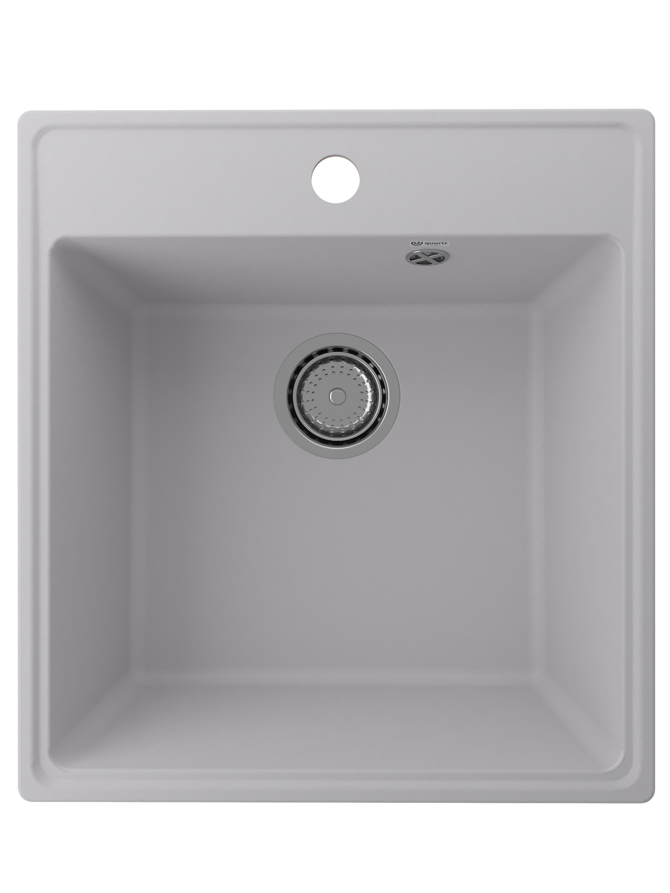 

Мойка кухонная Ulgran Quartz Forte 460-04 46х50 см, платина, Серый, Forte 460-04