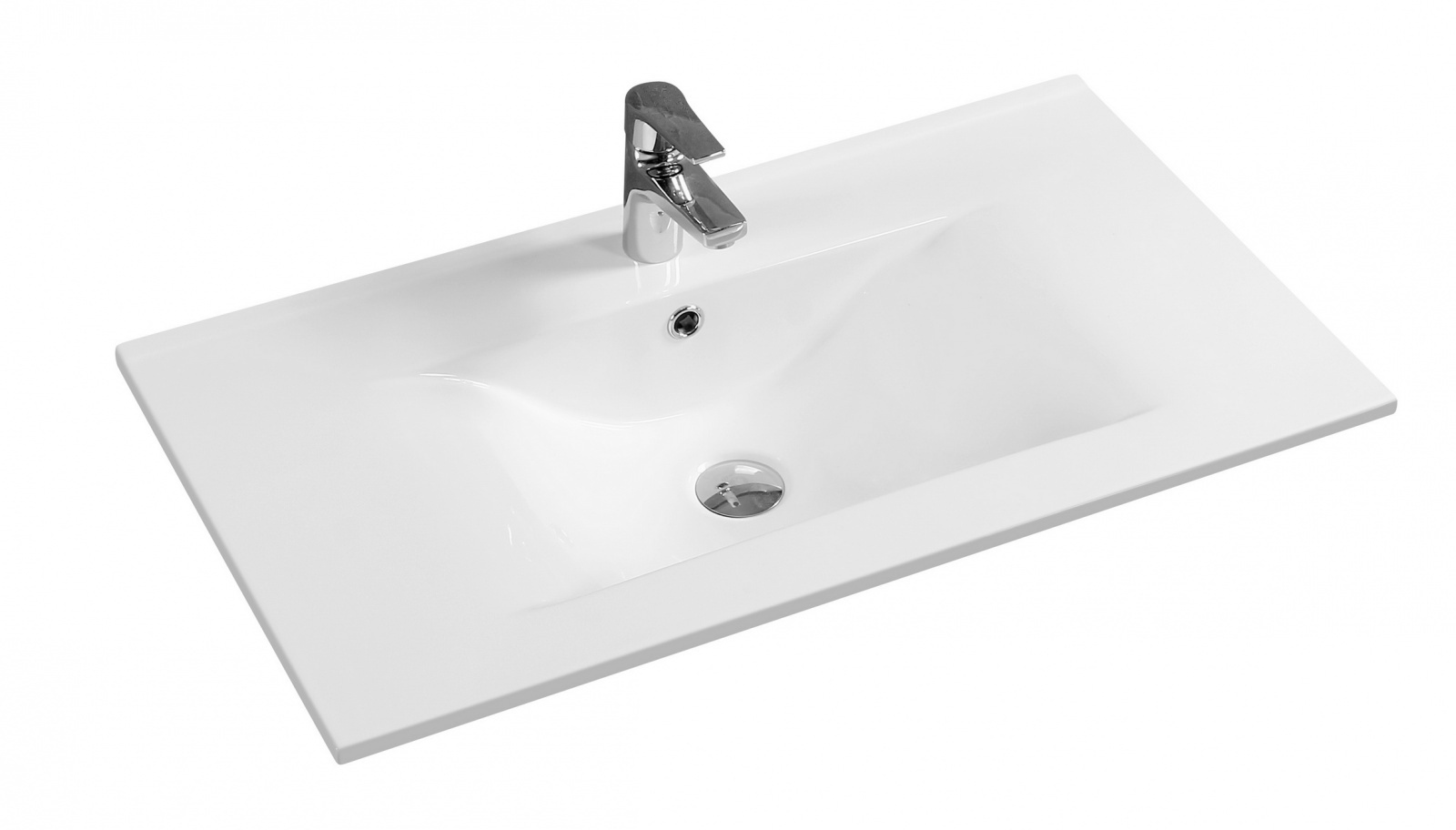 

Раковина встраиваемая сверху Gid NYJ807-75 76х46,5 белая, Белый, NYJ807-75