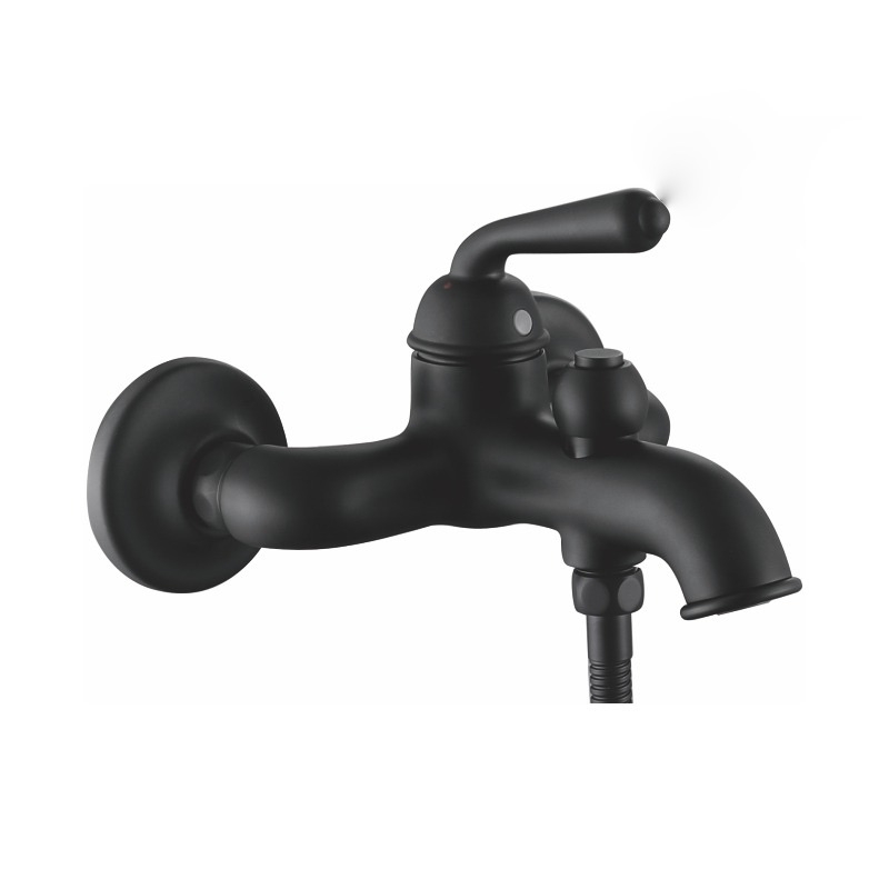 

Смеситель для ванны с душем Rose R0202H черный, R0202H