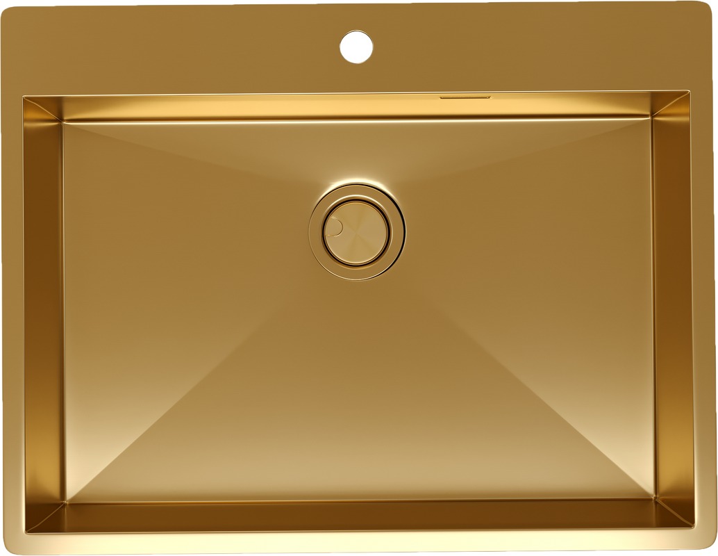 

Мойка кухонная Reflexion Iseo RX2265GD брашированное золото, RX2265GD