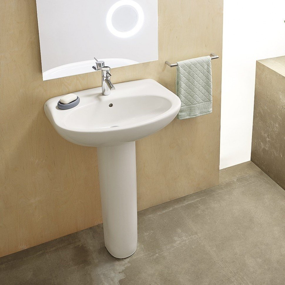 

Раковина Sanitana Munique 55 с пьедесталом, Белый, Munique 55