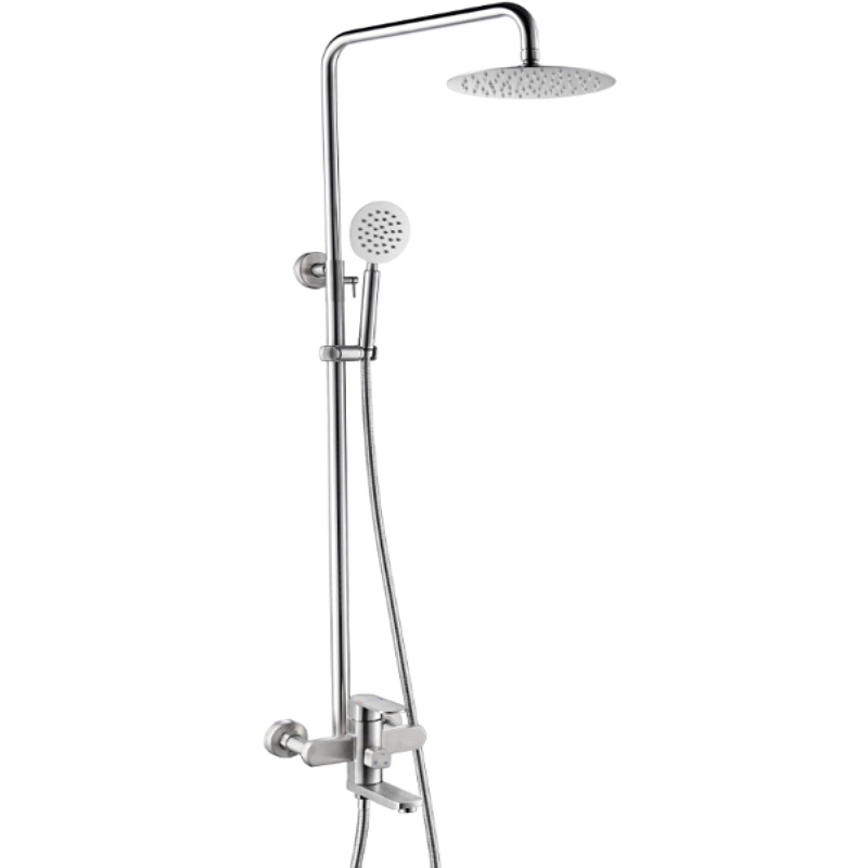 

Душевая стойка Haiba HB24806 с изливом и смесителем, Хром, HB24806