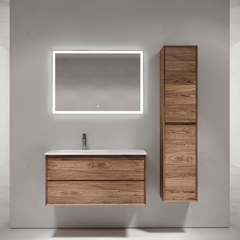 

Мебель для ванной Sancos Marmi 2.0 100 L подвесная, дуб чарльстон, MR2.0100LECH