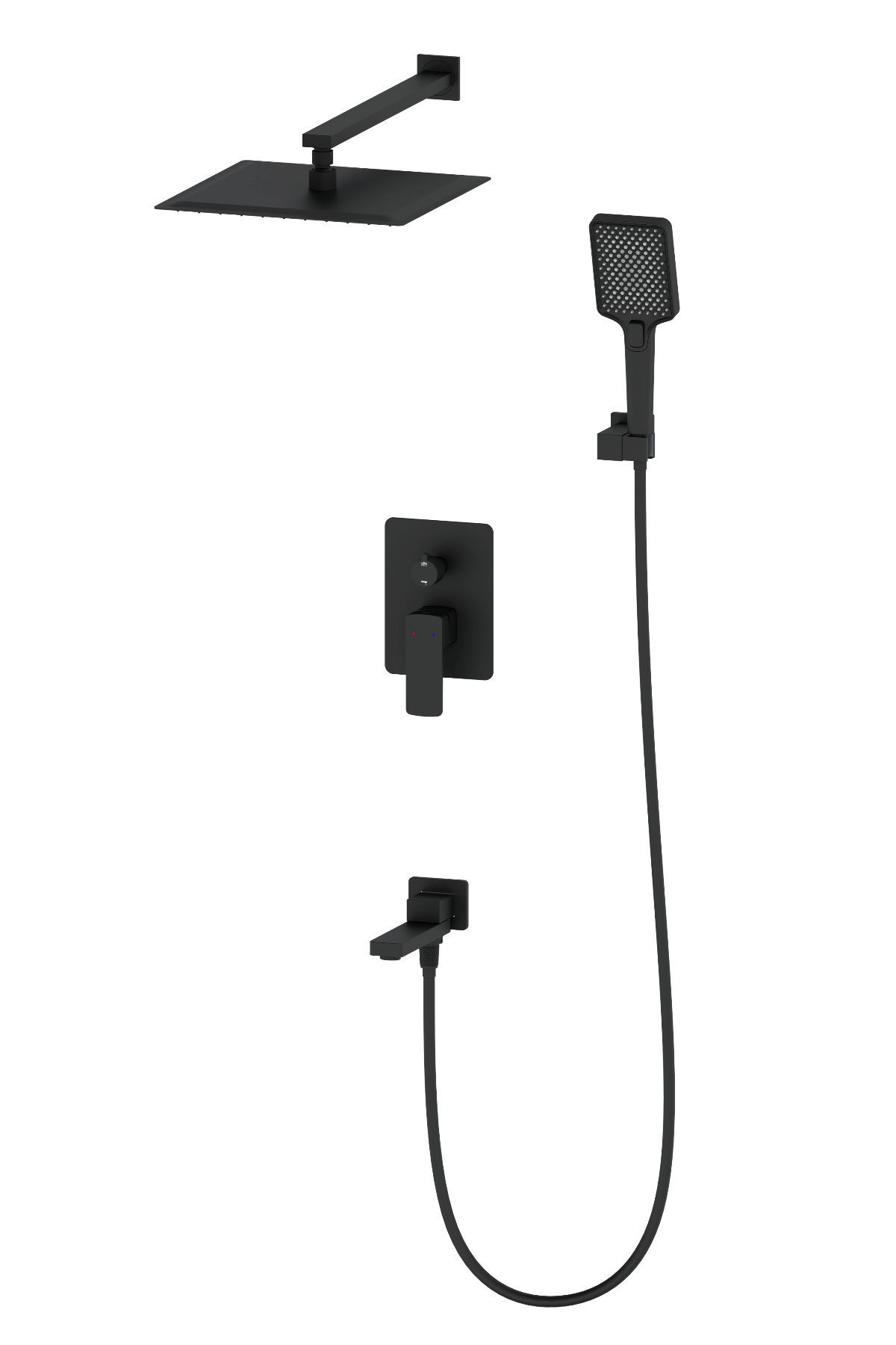 

Душевой комплект Wonzon & Woghand WW-88939003-MB черный, WW-88939003-MB