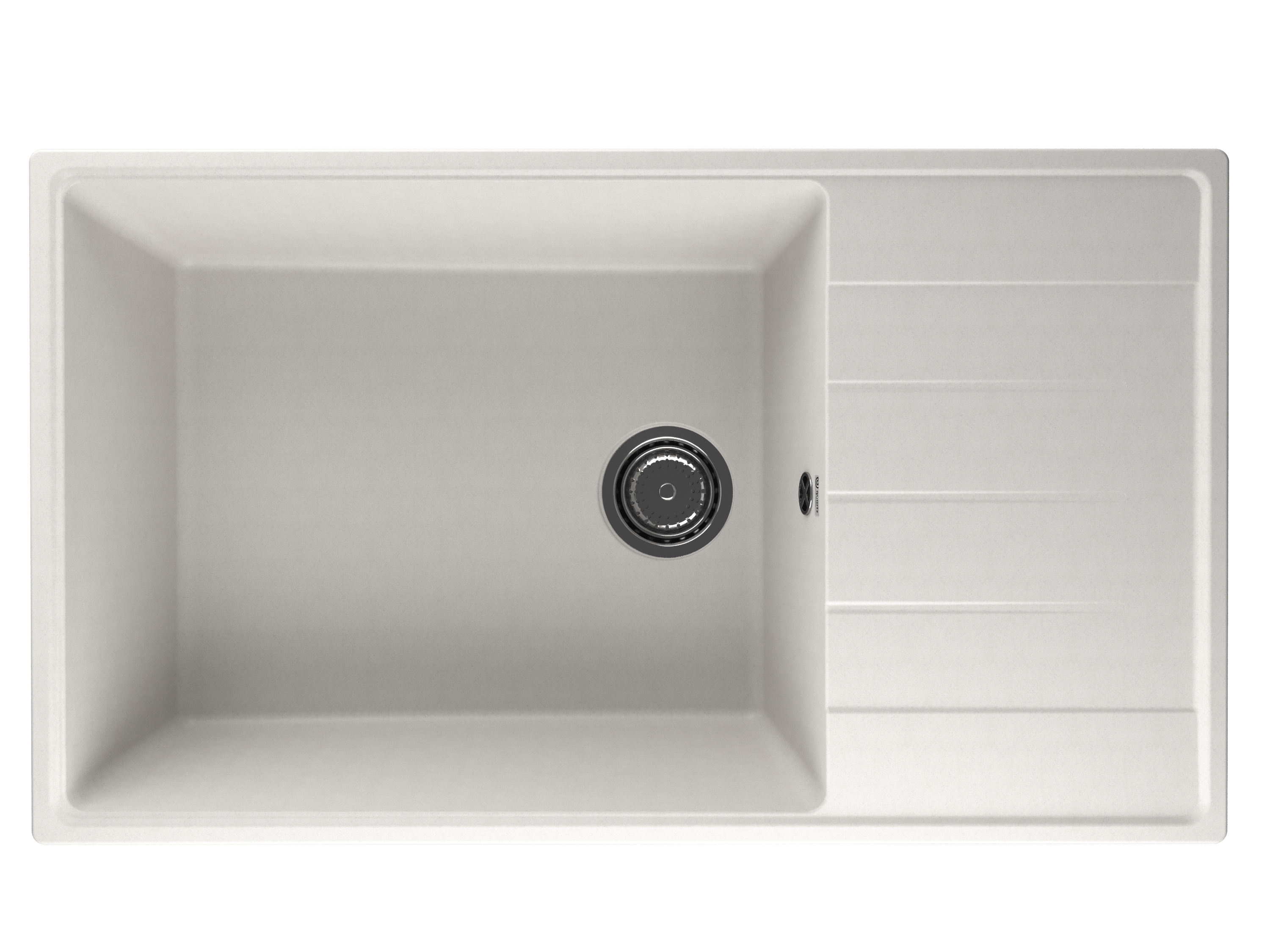 

Мойка кухонная Ulgran Quartz Prima 860-01 86х50 см, жасмин, Белый, Prima 860-01