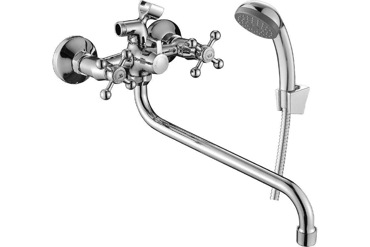 

Смеситель для ванны с душем Decoroom DR54045 хром, DR54045