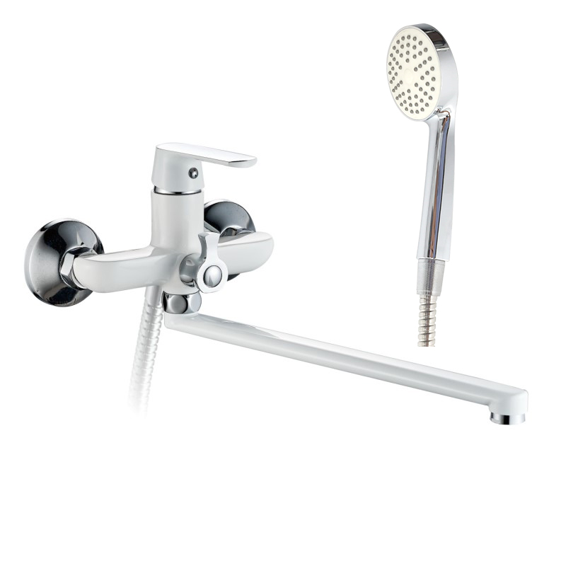 

Смеситель Haiba HB22804 для ванны с душем, белый, HB22804