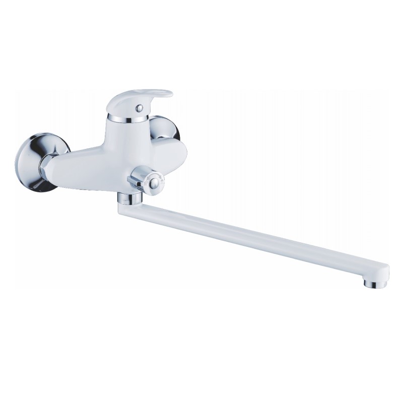 

Смеситель Cron CN2203-8 для ванны с душем белый, CN2203-8