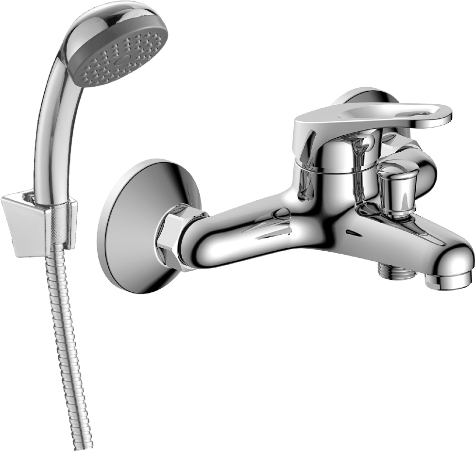 

Смеситель Decoroom SO21 DR21035 для ванны с душем, Хром, DR21035