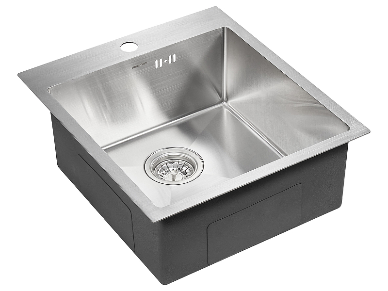 

Мойка кухонная Paulmark Favor PM214551-BS 51 нержавеющая сталь, PM214551-BS