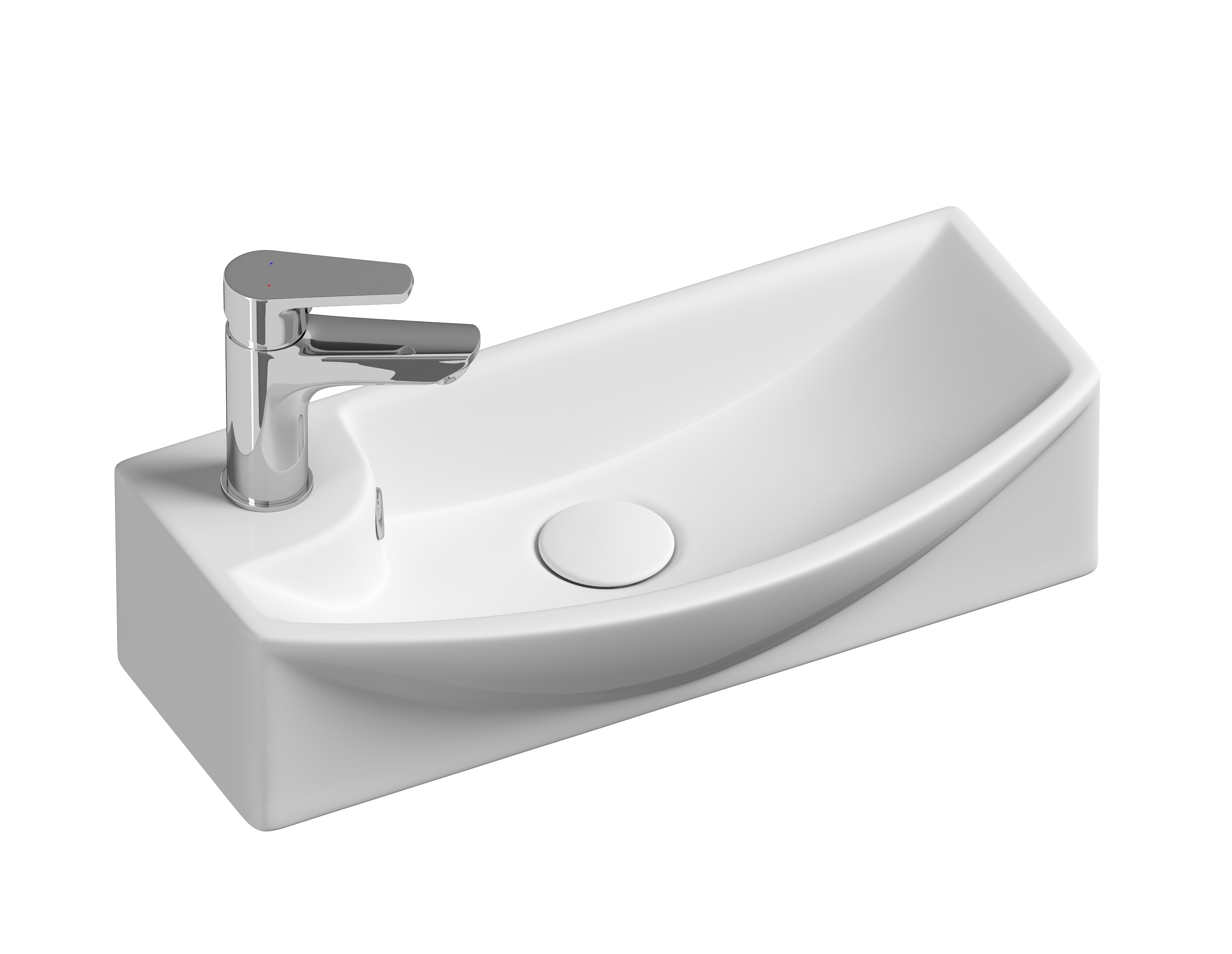 

Раковина Ceramicanova Element CN6038R, Белый, CN6038R
