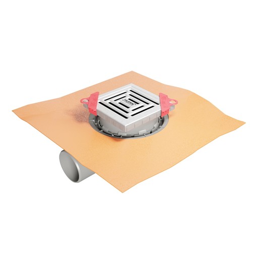 

Душевой трап Huppe Master S 47H0026000000005 10х10 см, хром матовый, Master S 47H0026000000005