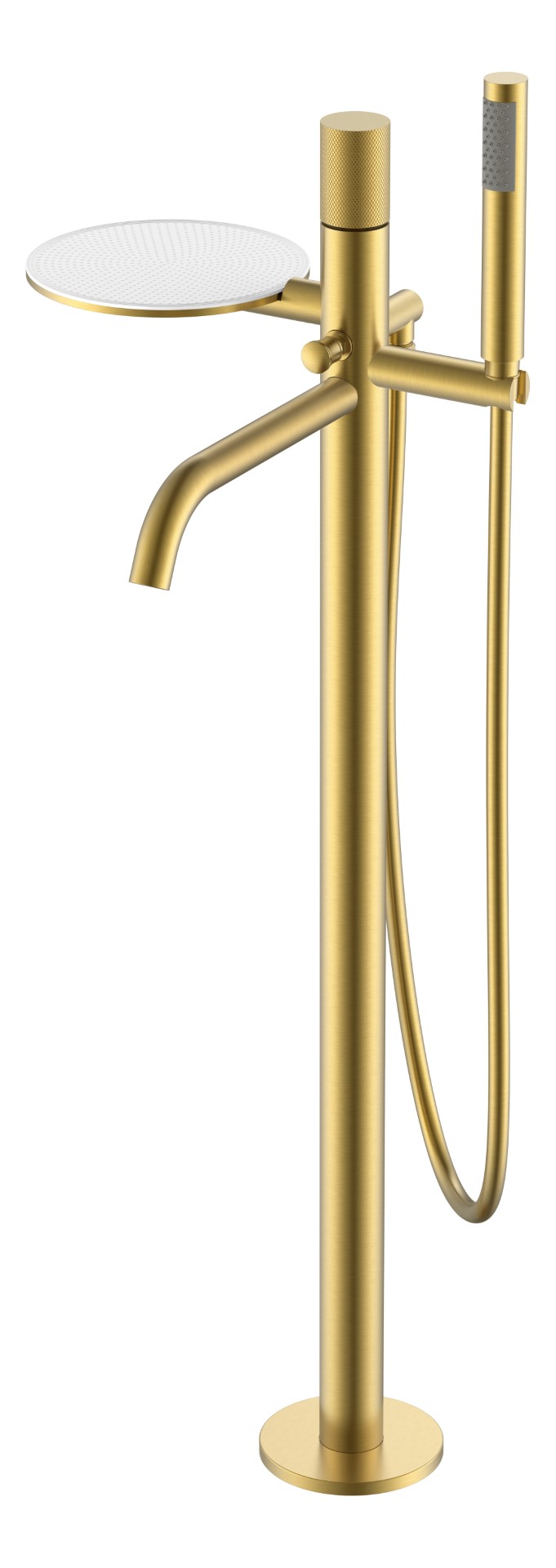 

Смеситель для ванны с душем Boheme Stick 129-MG.2 золото матовое touch, 129-MG.2