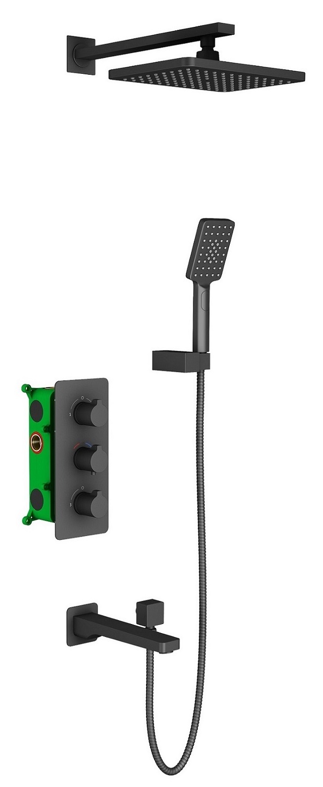 

Душевая система Timo Petruma SX-5149/03SM встраиваемая, черный матовый, Petruma SX-5149/03SM